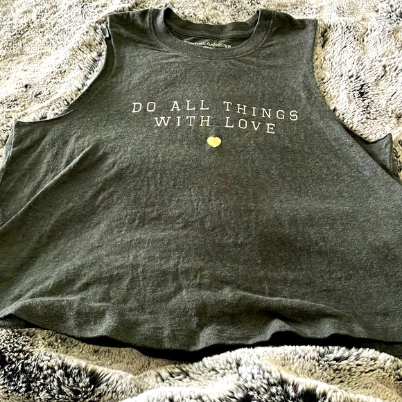 Spiritual Gangster Do All Things with Love crop - Picture 2 of 4